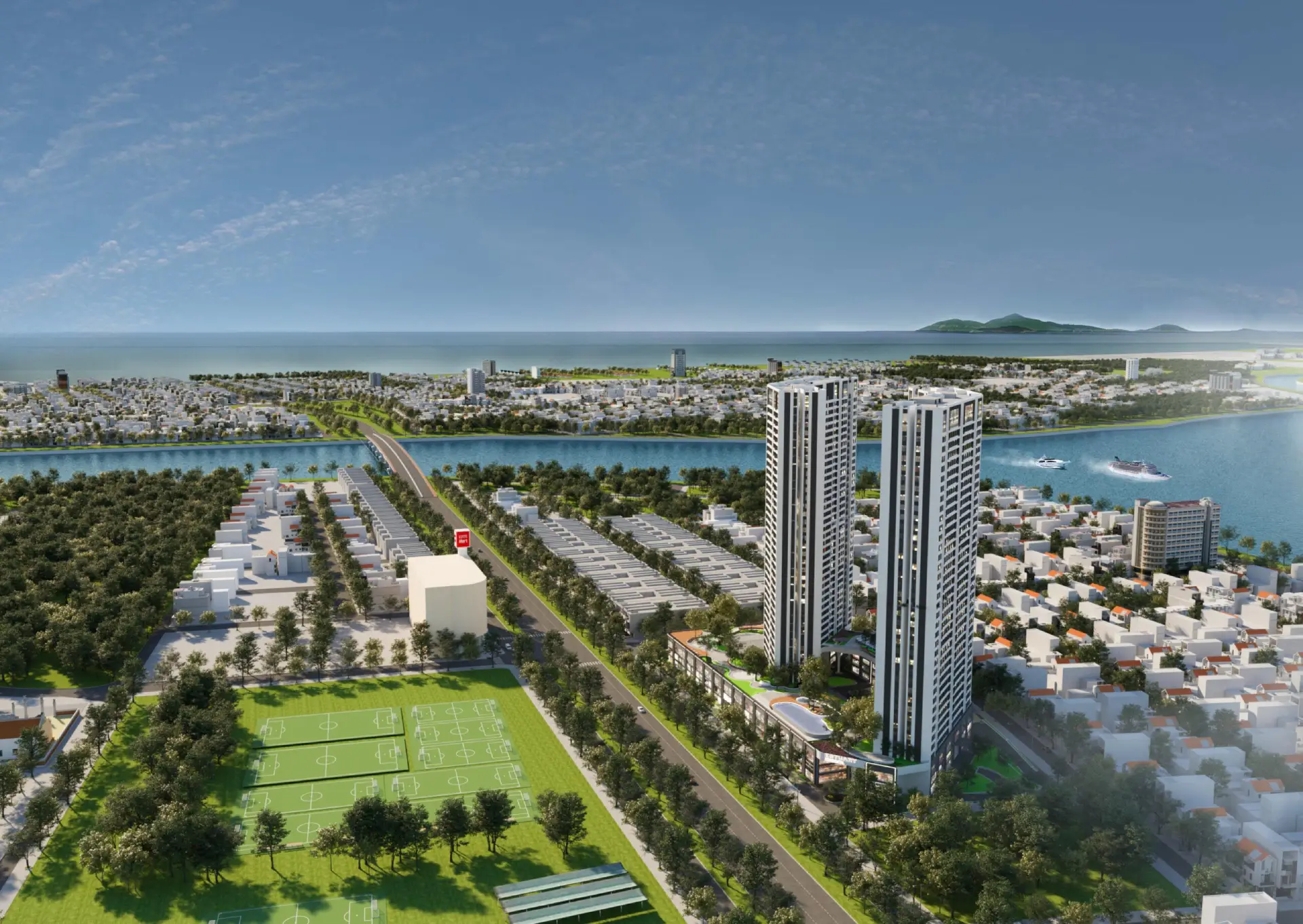Căn hộ Estuary Tuyên Sơn Đà Nẵng view sông Hàn về đêm, chính chủ bán giá tốt